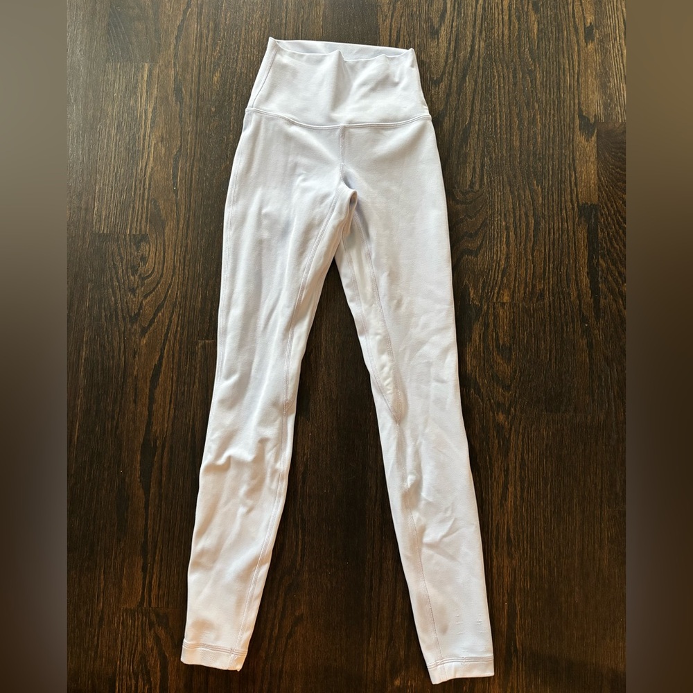 LuLuLemon leggings light blue size 2 good used
